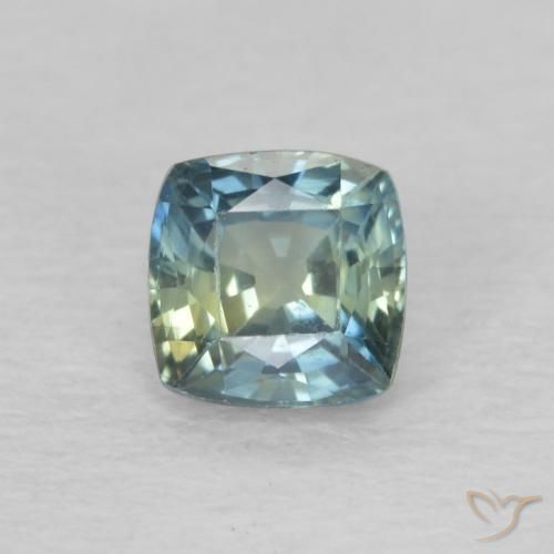 0.63ct 天然 彩色 蓝宝石, 软垫, VVS-VS