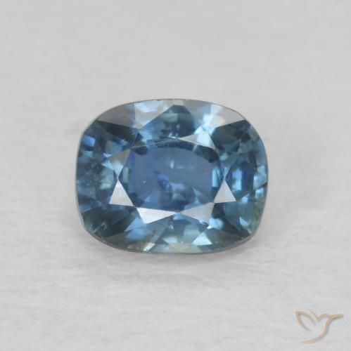 0.60ct 天然 深海军蓝 蓝宝石, 软垫, VS-SI