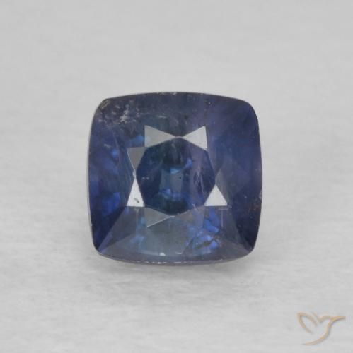 0.84ct 天然 午夜蓝 蓝宝石, 软垫, VS-SI