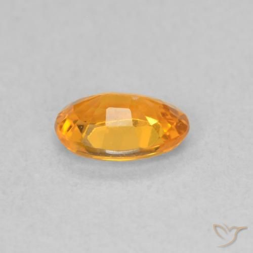 0.50克拉天然蓝宝石，椭圆形，VVS-VS