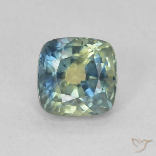0.87ct 天然 彩色 蓝宝石, 软垫, VS