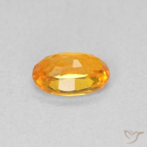 0.55克拉天然蓝宝石，椭圆形，VVS-VS