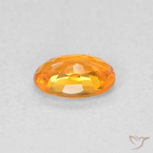 0.55克拉天然蓝宝石，椭圆形，VVS-VS