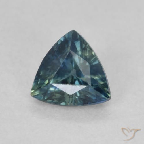 0.46ct 天然 彩色 蓝宝石, 胖三角形, VVS-VS