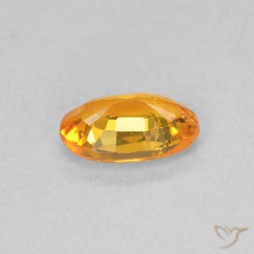0.50克拉天然蓝宝石，椭圆形，VVS-VS