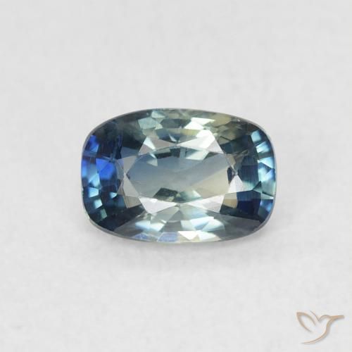 0.67ct 天然 彩色 蓝宝石, 软垫, VS