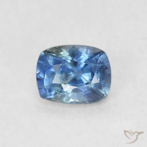 0.35ct 天然 蓝色 蓝宝石, 软垫, VS