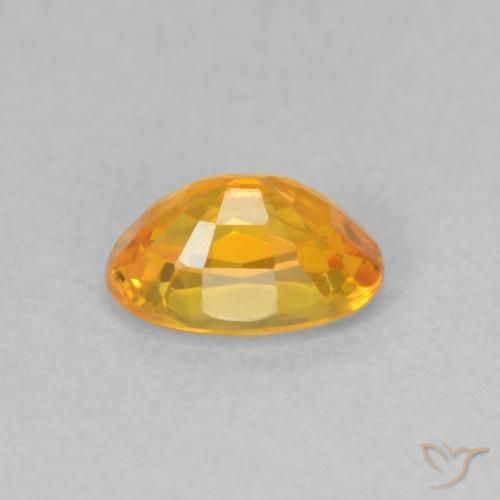 0.71克拉天然蓝宝石，椭圆形，VVS-VS
