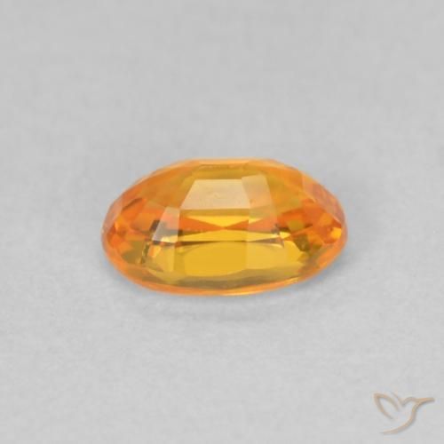 0.64克拉天然蓝宝石，椭圆形，VVS