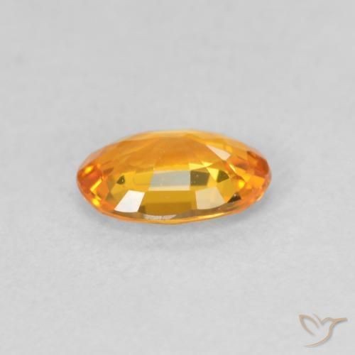 0.51克拉天然蓝宝石，椭圆形，VVS