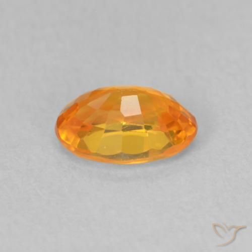 0.66克拉天然蓝宝石，椭圆形，VVS