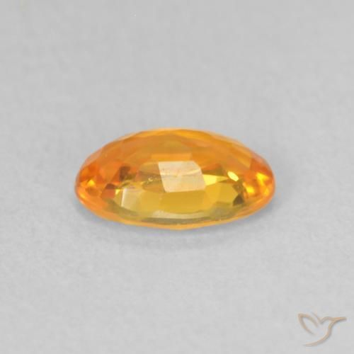 0.55克拉天然蓝宝石，椭圆形，VVS