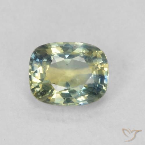 0.63ct 天然 彩色 蓝宝石, 软垫, VVS-VS