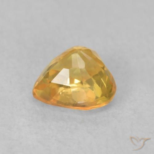 0.62克拉天然蓝宝石，心形，VS