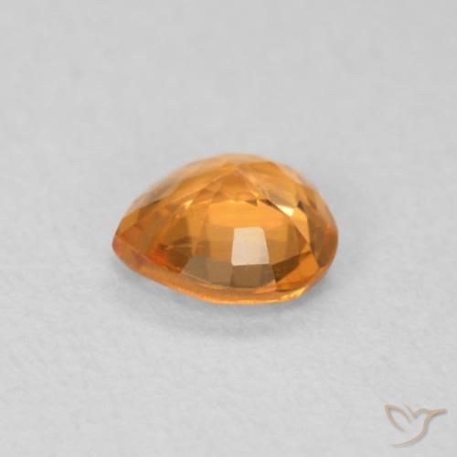 0.36克拉天然蓝宝石，心形，VVS-VS