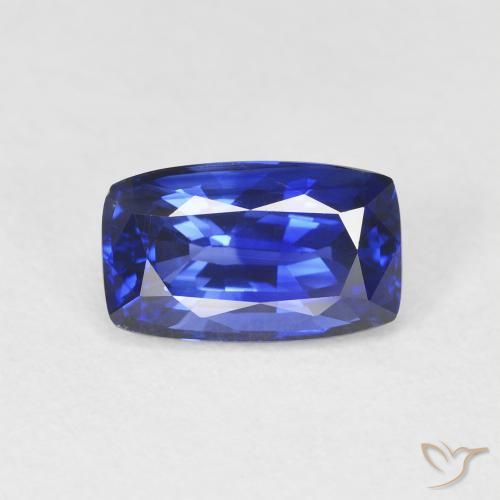 2.20ct 天然 皇家蓝色 蓝宝石, 软垫, VVS