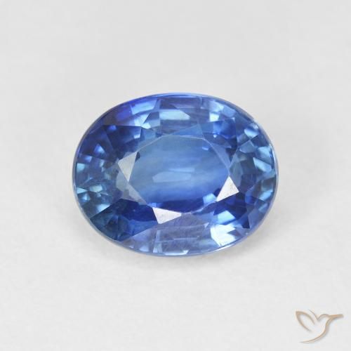 3.51ct 天然 矢菊花蓝 蓝宝石, 椭圆形, VVS-VS