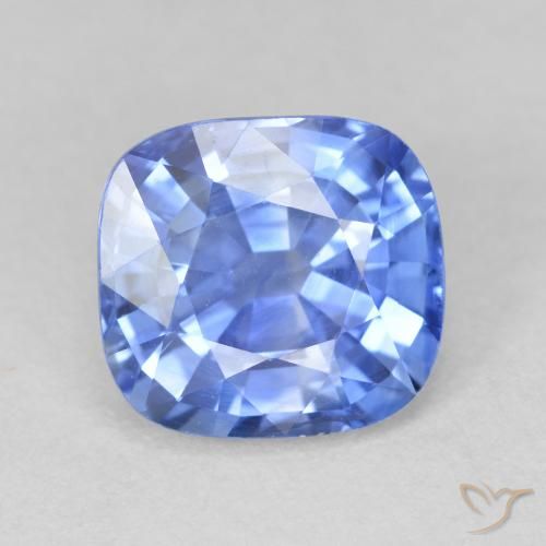 2.74ct 天然 淡蓝色 蓝宝石, 软垫, VVS-VS