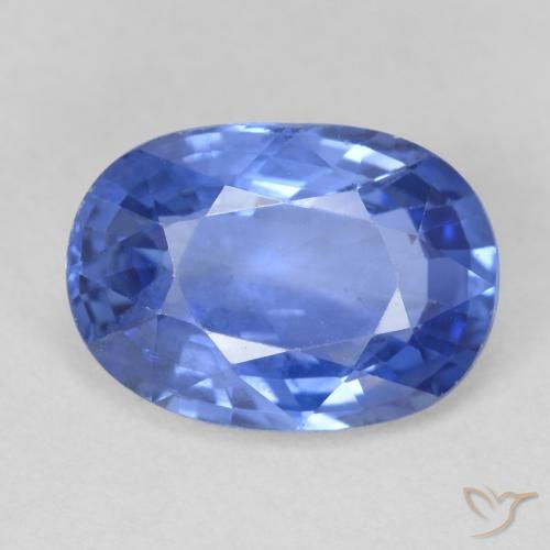 4.46ct 天然 中号海军蓝 蓝宝石, 椭圆形, VVS-VS