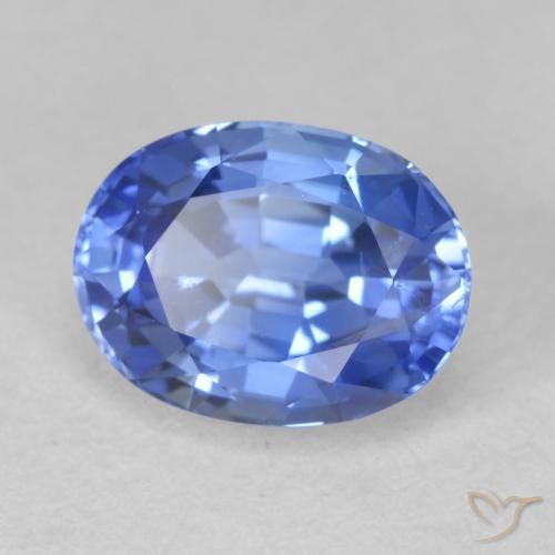 2.16ct 天然 中号海军蓝 蓝宝石, 椭圆形, VS