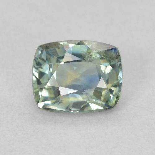 0.69ct 天然 青色 蓝宝石, 软垫, VS