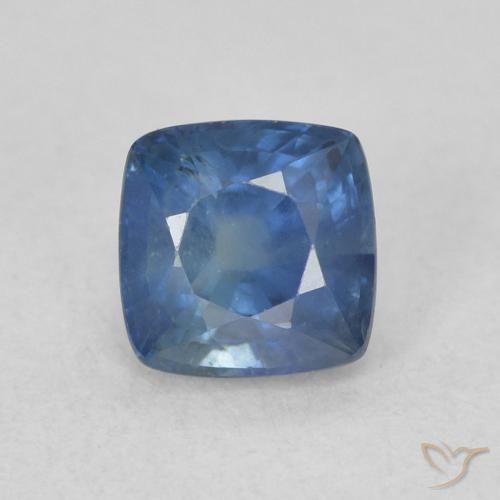 0.82ct 天然 海军蓝 蓝宝石, 软垫, VS