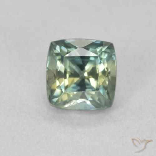 0.67ct 天然 青色 蓝宝石, 软垫, VS