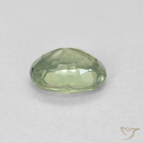 0.50克拉天然蓝宝石，椭圆形，VVS