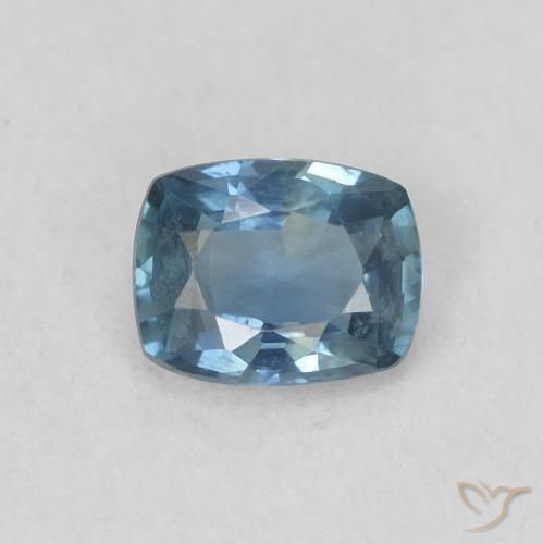 0.42ct 天然 蓝色 蓝宝石, 软垫, VS