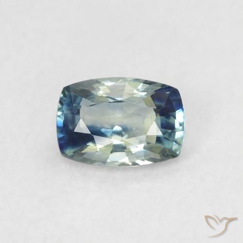 0.62ct 天然 青色 蓝宝石, 软垫, VVS-VS
