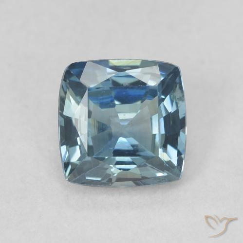 0.72ct 天然 青色 蓝宝石, 软垫, VVS-VS