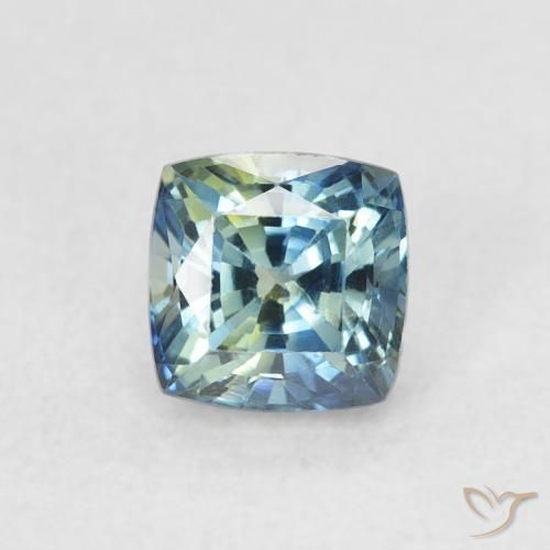 0.78ct 天然 青色 蓝宝石, 软垫, VVS-VS