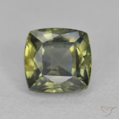 0.69ct 天然 绿蓝色 蓝宝石, 软垫, VVS-VS
