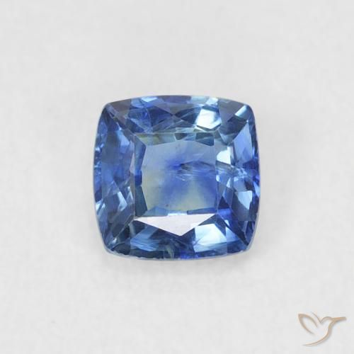 0.55ct 天然 海军蓝 蓝宝石, 软垫, VS-SI