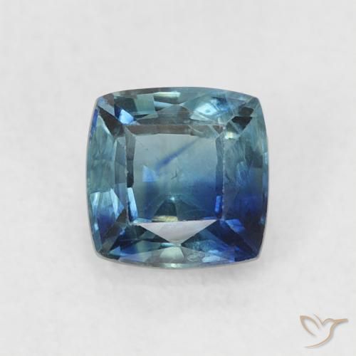 0.54ct 天然 深海军蓝 蓝宝石, 软垫, VS