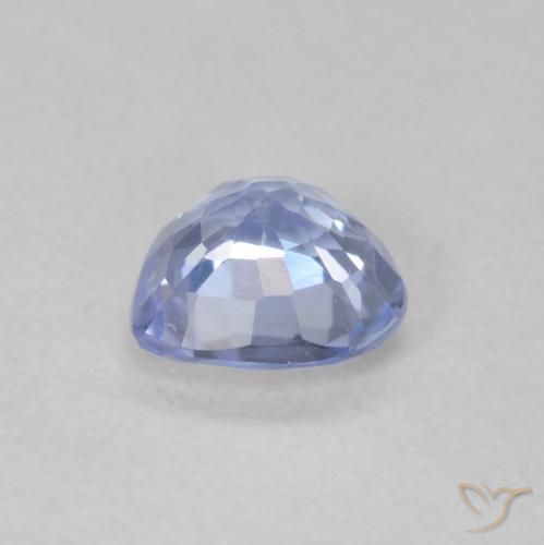 0.60克拉天然蓝宝石，心形，VS-SI