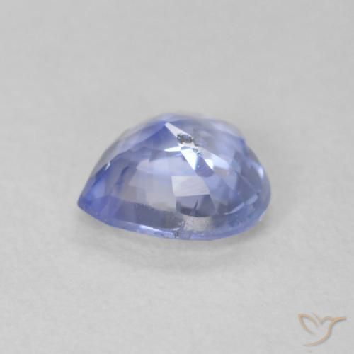 0.60克拉天然蓝宝石，心形，VS-SI