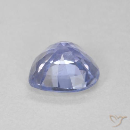 0.70克拉天然蓝宝石，心形，VS