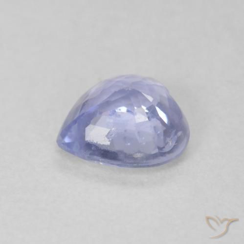 0.63克拉天然蓝宝石，心形，VS