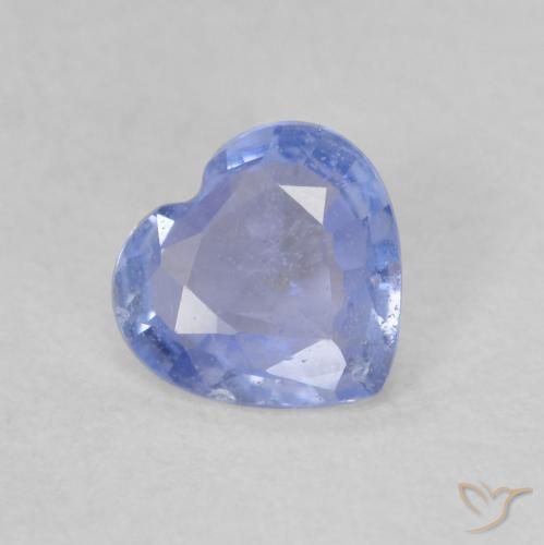 0.51ct 天然 紫蓝色 蓝宝石, 心形, VS
