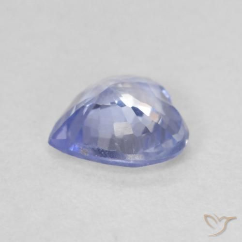 0.65克拉天然蓝宝石，心形，VS