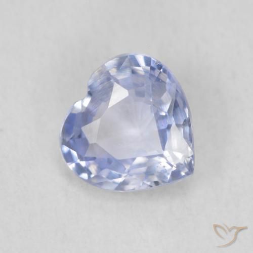 0.59ct 天然 紫罗兰蓝色 蓝宝石, 心形, VS