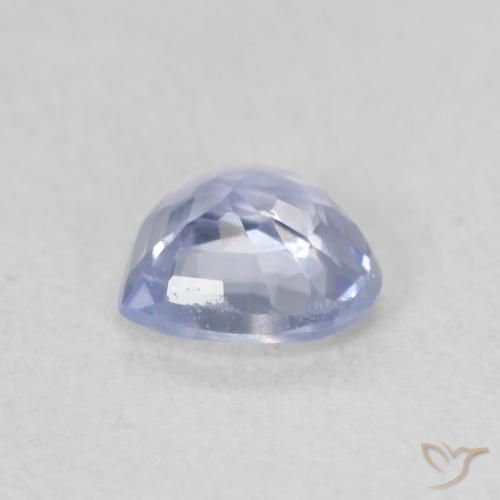 0.59克拉天然蓝宝石，心形，VS