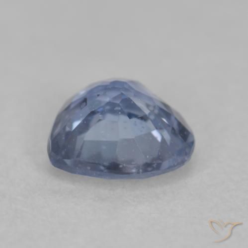 0.50克拉天然蓝宝石，心形，VS