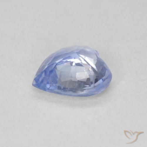 0.54克拉天然蓝宝石，心形，VS