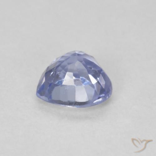 0.56克拉天然蓝宝石，心形，VS