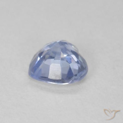 0.55克拉天然蓝宝石，心形，VS