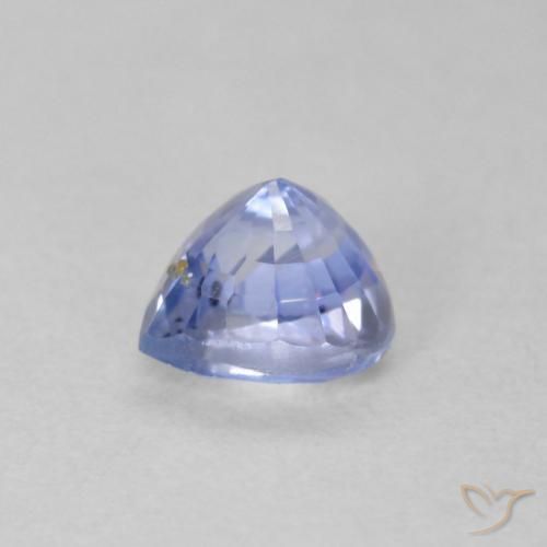 0.62克拉天然蓝宝石，心形，VS