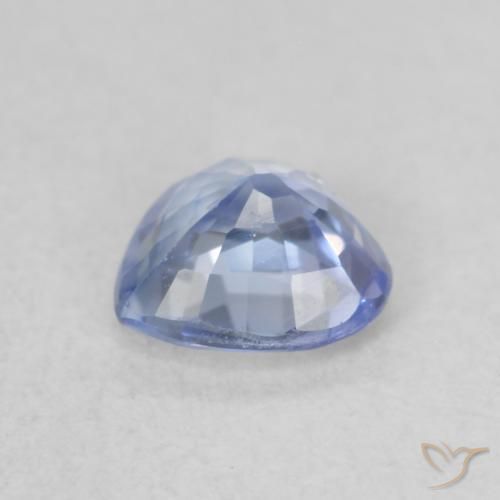0.56克拉天然蓝宝石，心形，VVS-VS