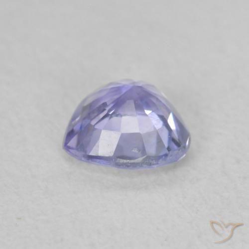 0.50克拉天然蓝宝石，心形，VVS-VS